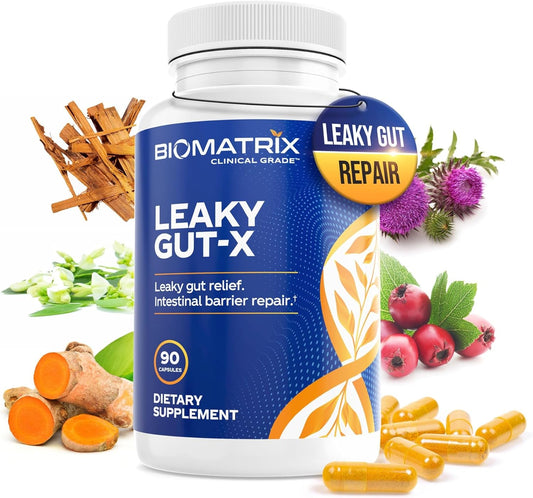 BioMatrix Leaky Gut Repair Supplement - 90 Veggie Caps