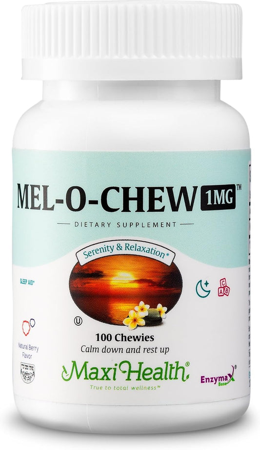 Maxi Health Mel-O-Chew Sleep Aid  1 mg - 100 Chewies