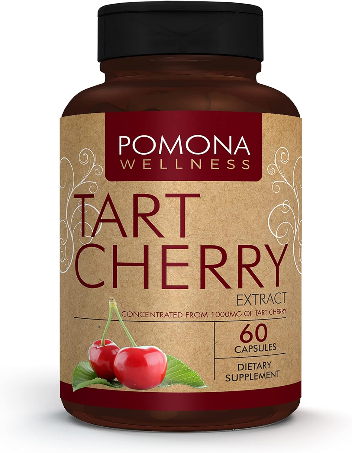 Pomona Wellness Tart Cherry Supplement,60 Capsules