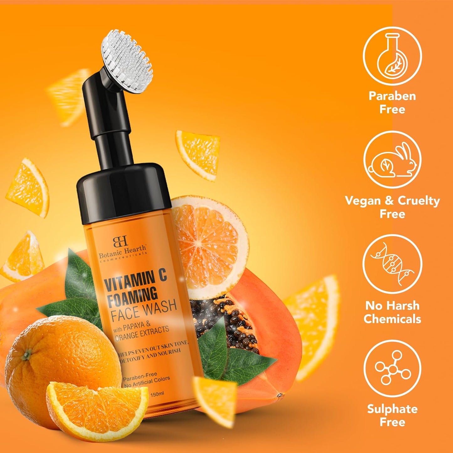 Botanic Hearth Vitamin C Foaming Face Wash