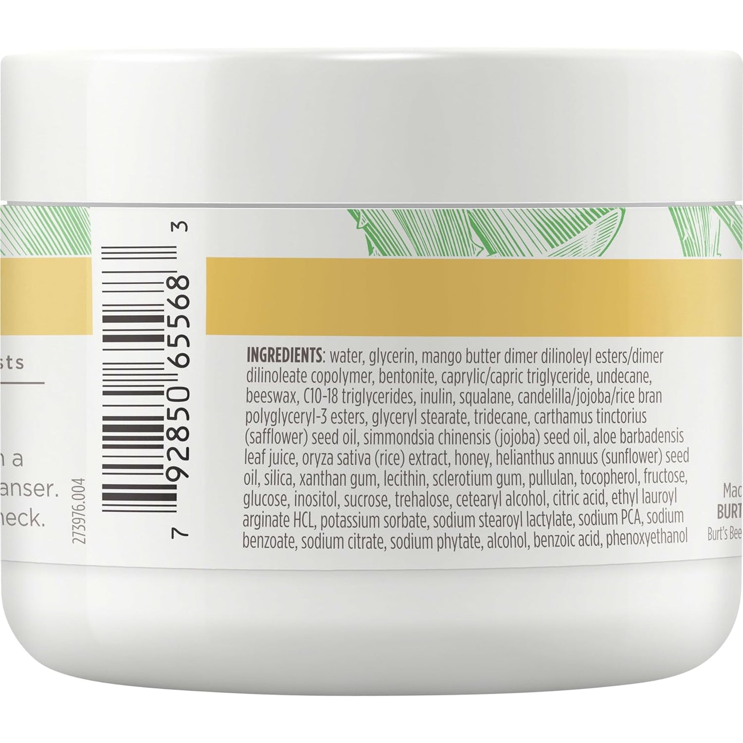 Burt's Bees Sensitive Moisturizing Cream, With Aloe Vera and Rice Milk,3 oz