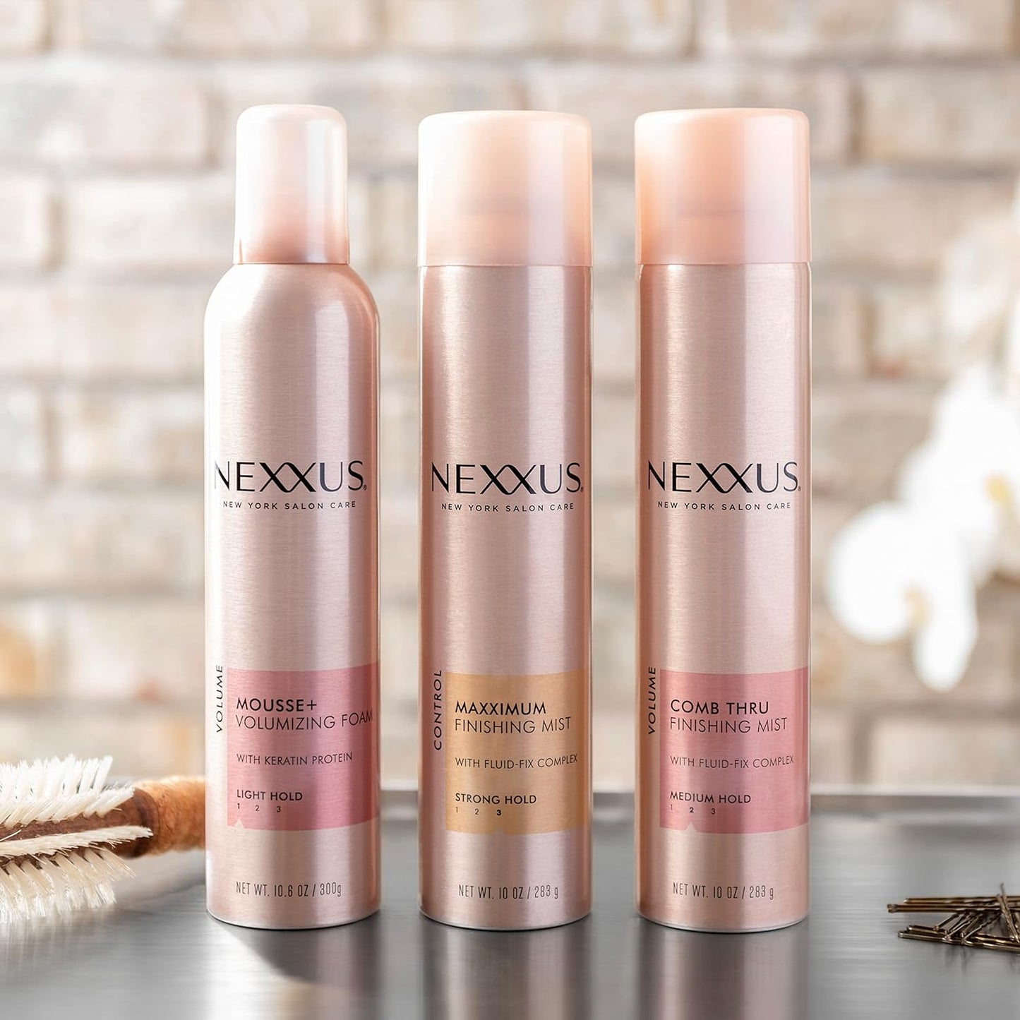 Nexxus Maximum Hold Finishing Hair Spray, for Control, Hold Hairspray