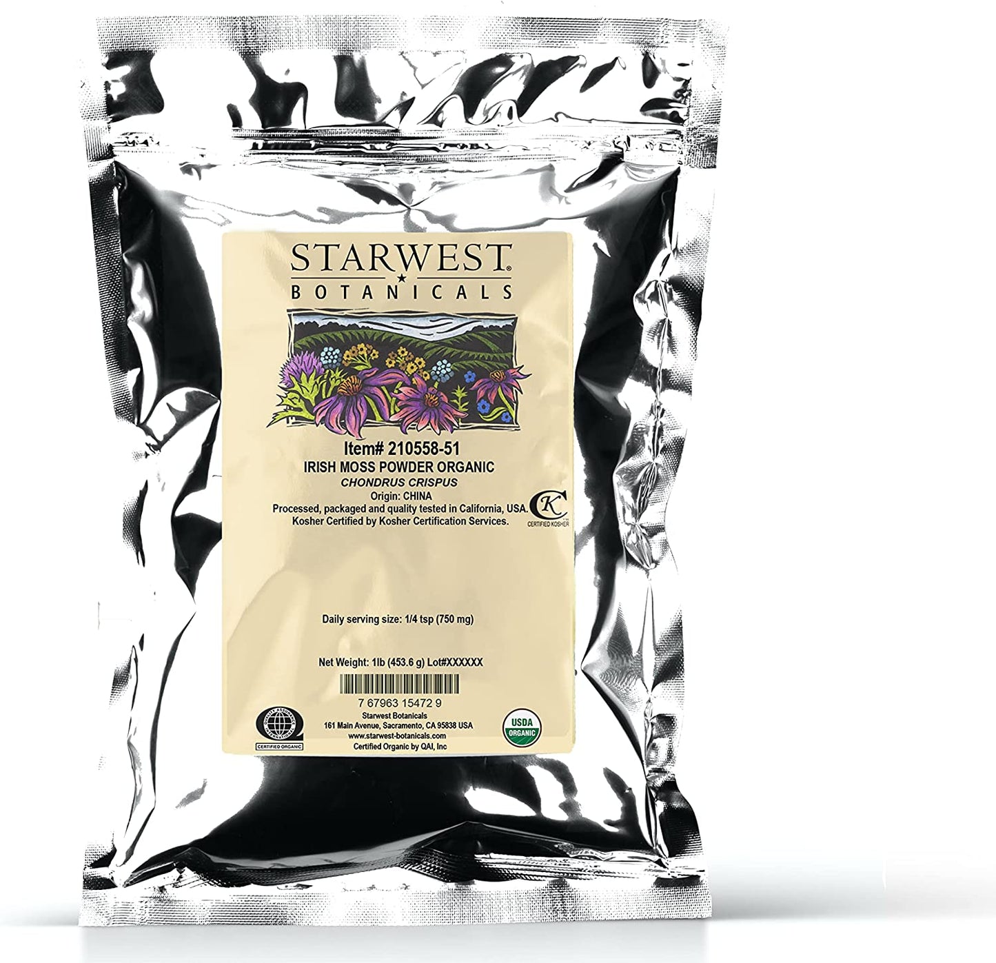 Starwest Botanicals Organic Irish Sea Moss Powder