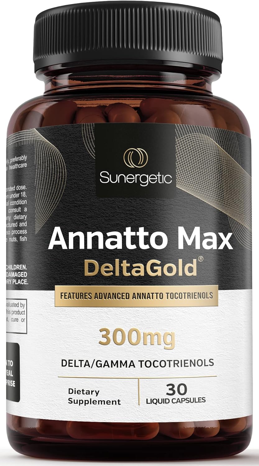 Sunergetic Premium Annatto Tocotrienol Supplement - 30 capsules