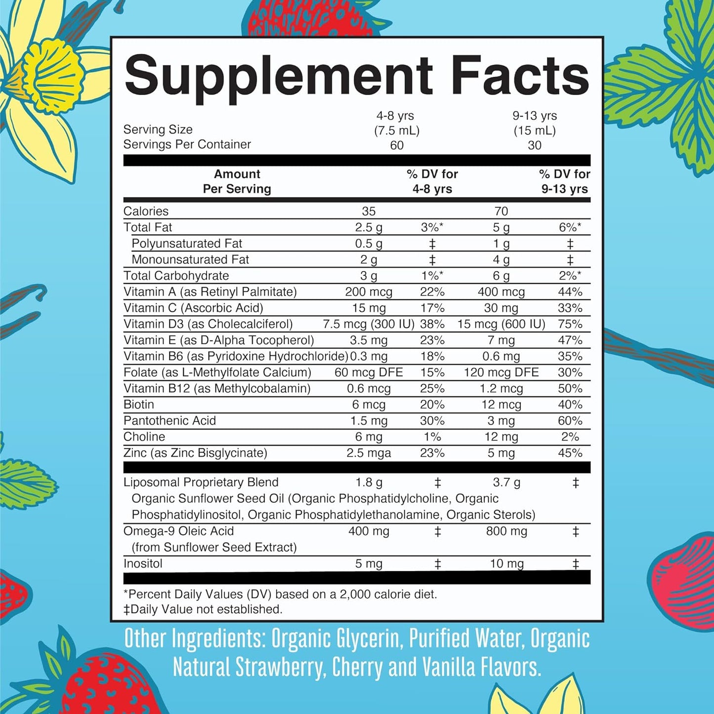 MaryRuth's Vitamin Liquid for Kids Liposomal Multivitamin 15.22 Fl Oz