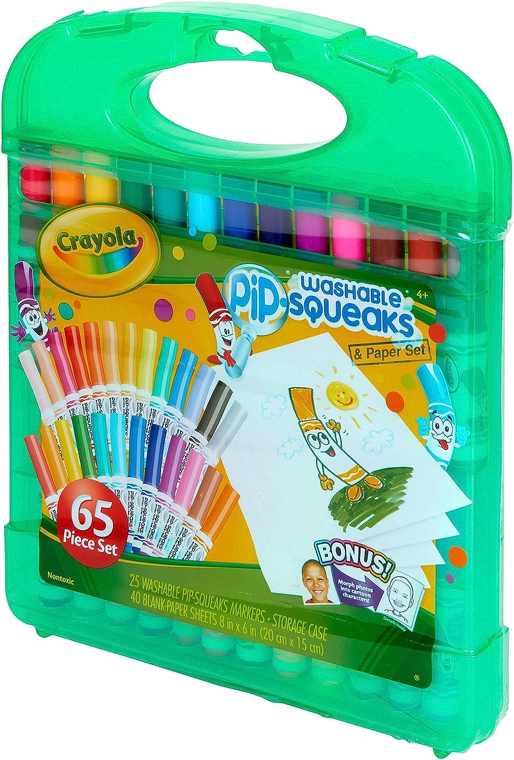 Crayola Pip Squeaks Marker Set (65ct) Washable Markers for Kids