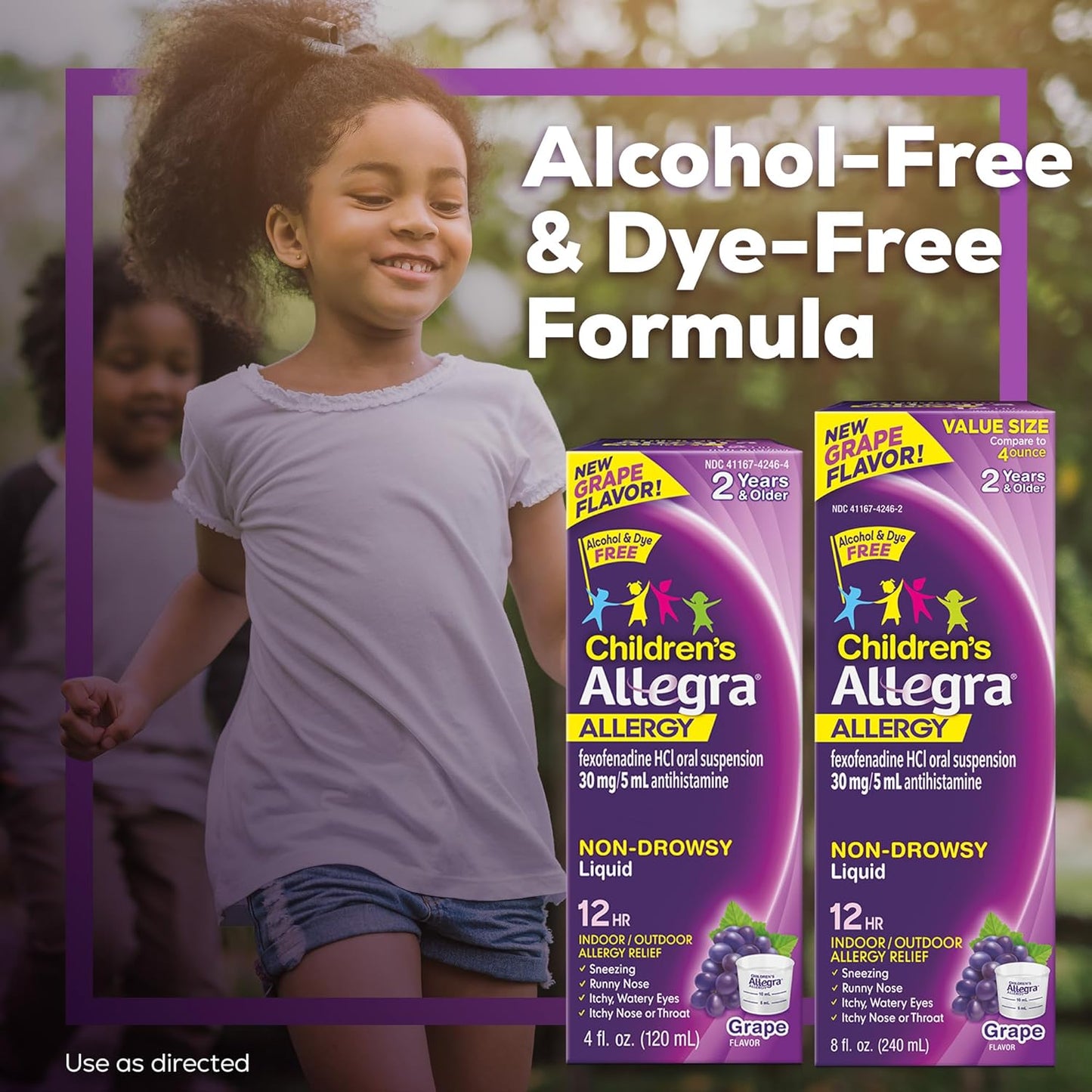 Allegra Children's 12HR Allergy Relief Non-drowsy Antihistamine Liquid