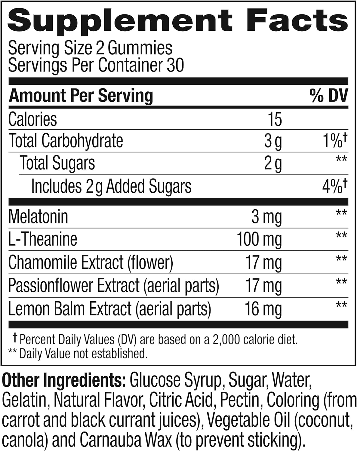 OLLY Sleep Gummy,  3 mg Lemon Balm, Sleep Aid, Strawberry, 60 Count (Pack of 1)