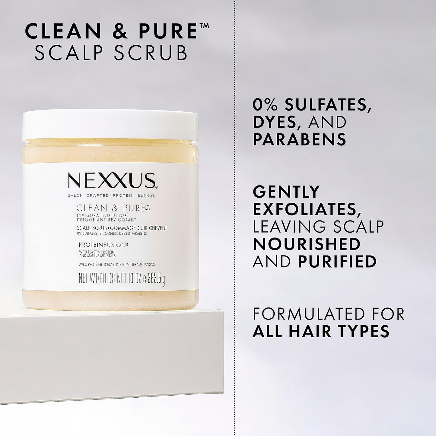 Nexxus Sulfate-Free Hair Scrub To Nourish & Clarify