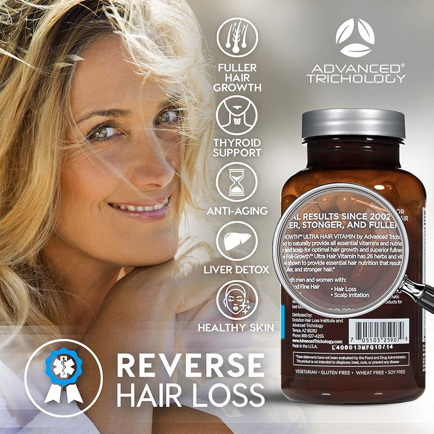 FoliGROWTH™ Hair Growth Supplement for Thicker Fuller Hair