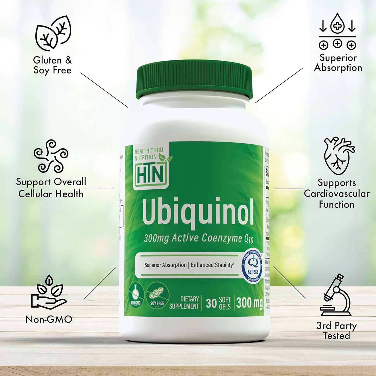 Health Thru Nutrition Ubiquinol Pack of 30