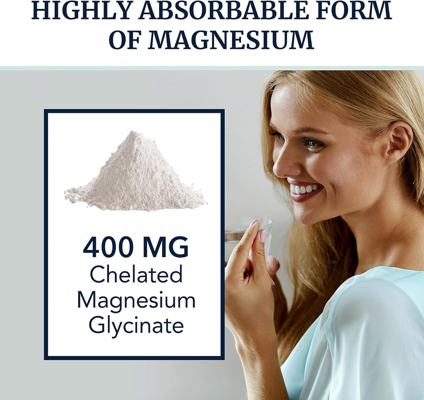 Magnesium Glycinate  Chelated Bisglycinate for Muscle 120 Capsules