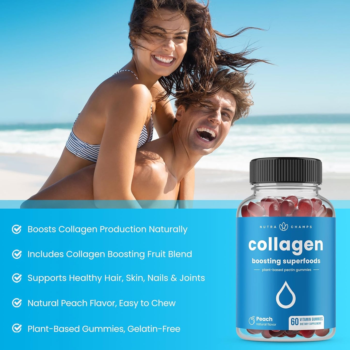 Collagen Boosting Gummies 60 gummies