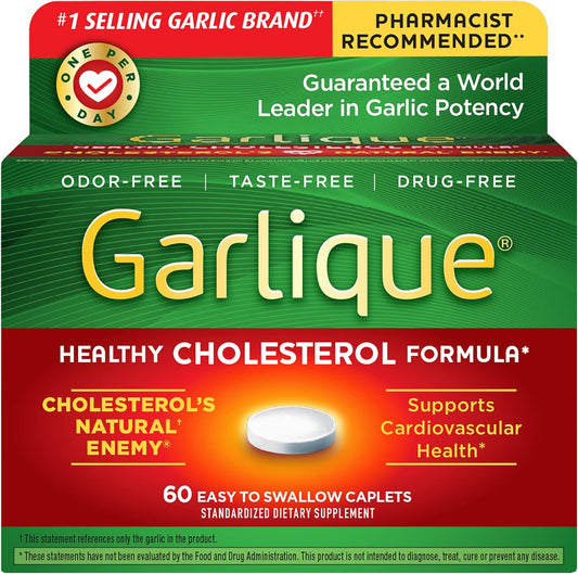 Garlique Healthy Cholesterol Formula 60 Caplets