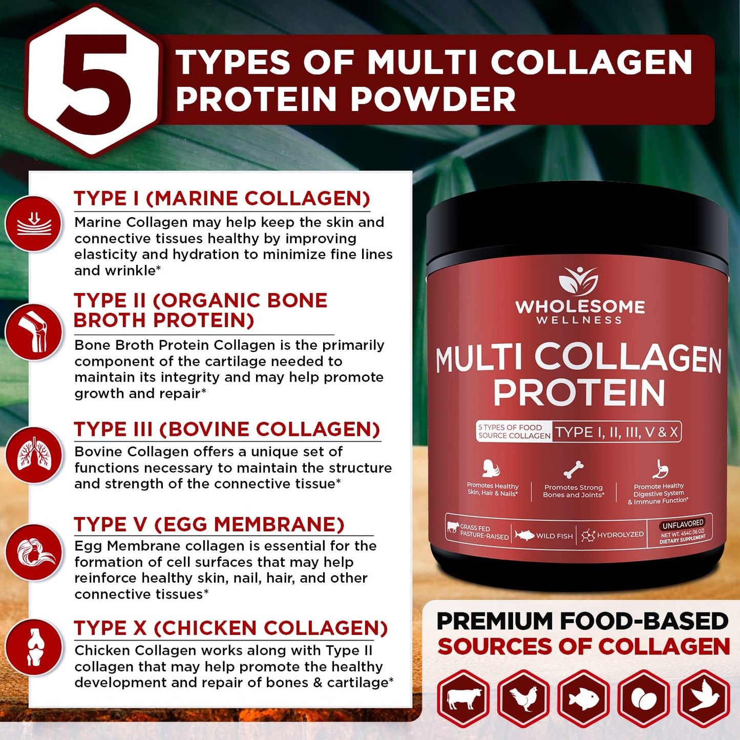 Multi Collagen Protein Powder Hydrolyzed