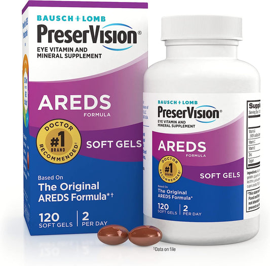 PreserVision Eye Vitamin & Mineral Supplement 120 Count