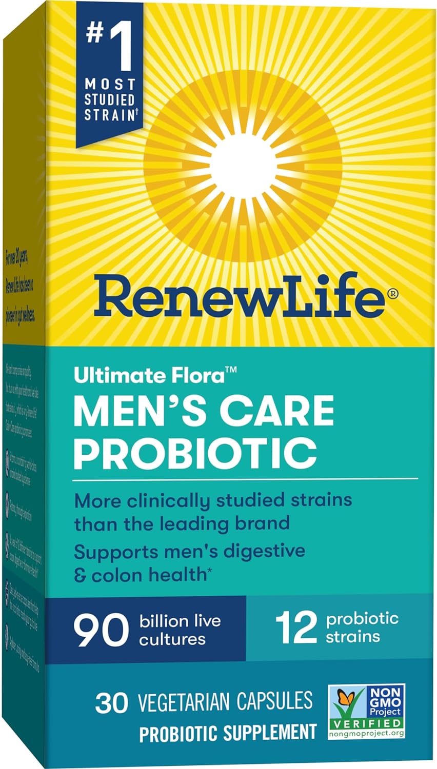 Renew Life Men's Care Probiotic Capsules, 30 count