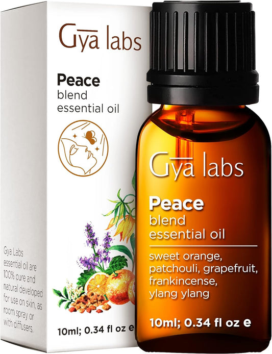 Gya Labs Peace Essential Oil Blend (10ml) - Sweet, Soothing Scent