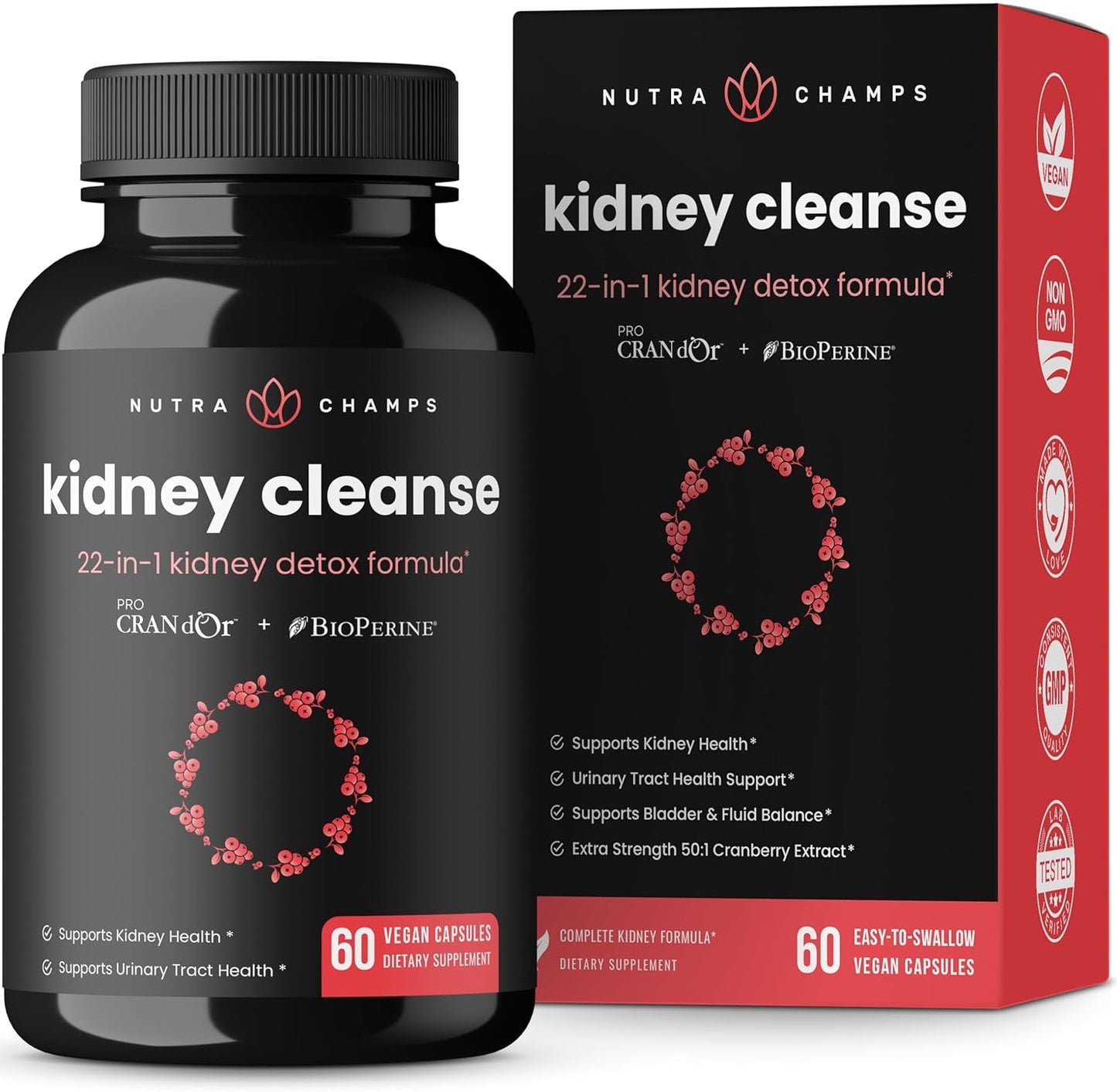 Kidney Cleanse Detox & Repair | 22-In-1 Kidney Health Supplement