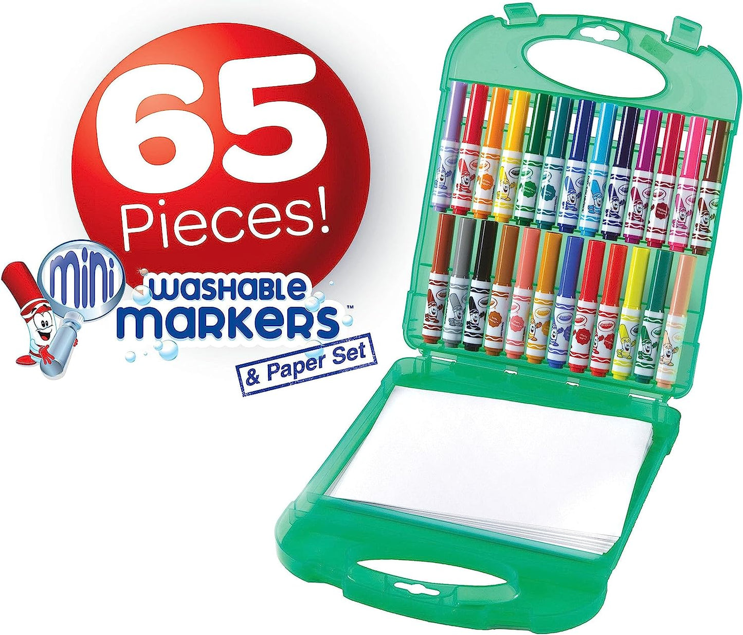 Crayola Pip Squeaks Marker Set (65ct) Washable Markers for Kids