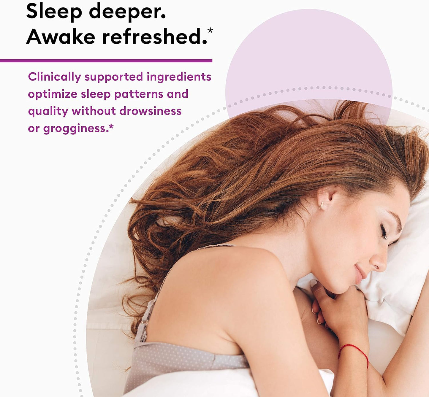 Natural Effective Sleep Aid for Adults - 60 count