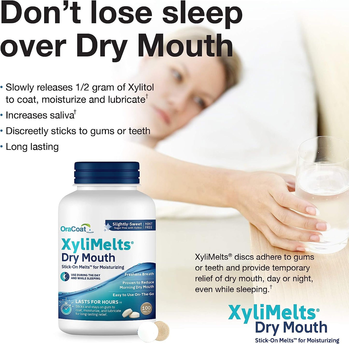 OraCoat XyliMelts Dry Mouth Relief 100 Count