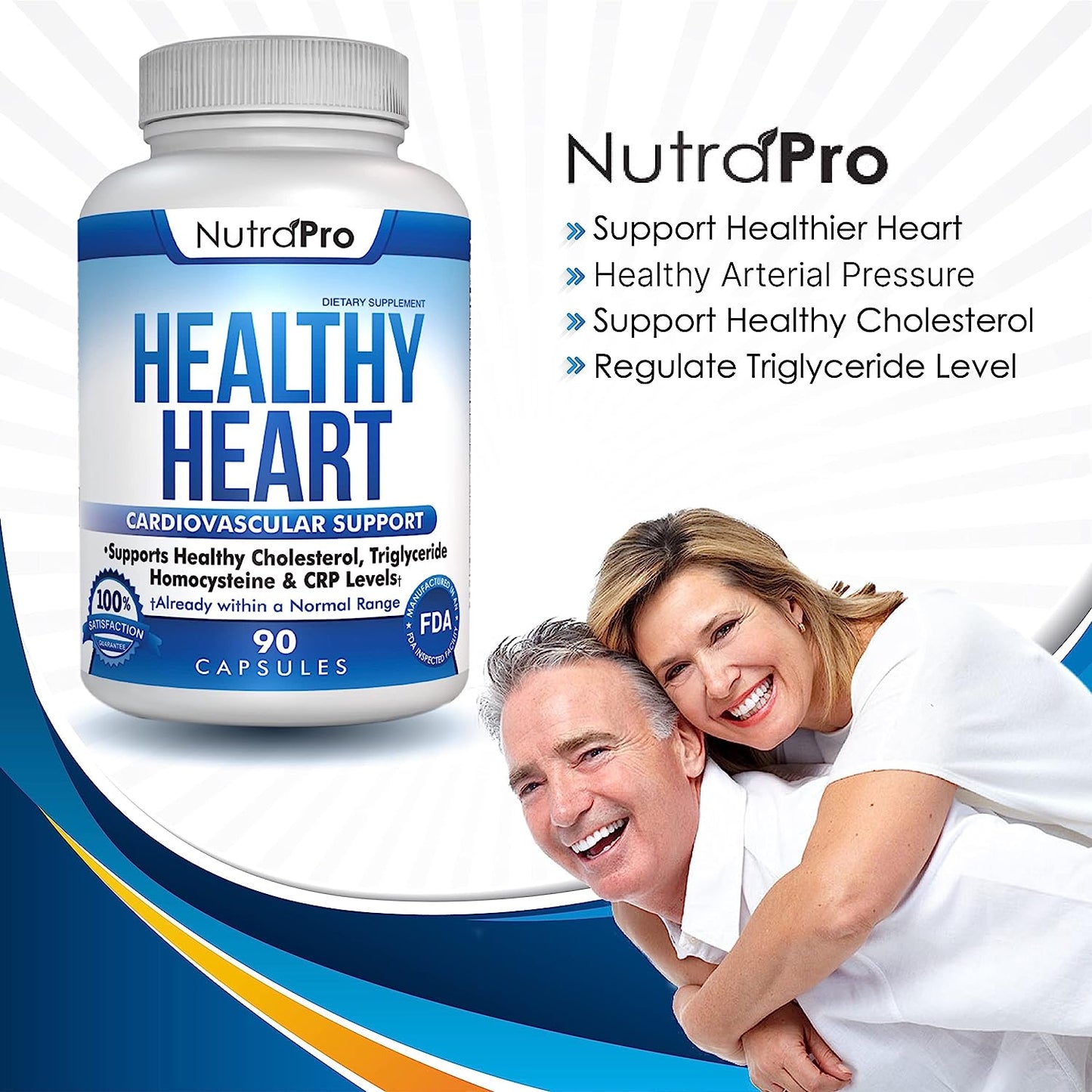 NutraPro Healthy Heart - Heart Health Supplements 90 capsules