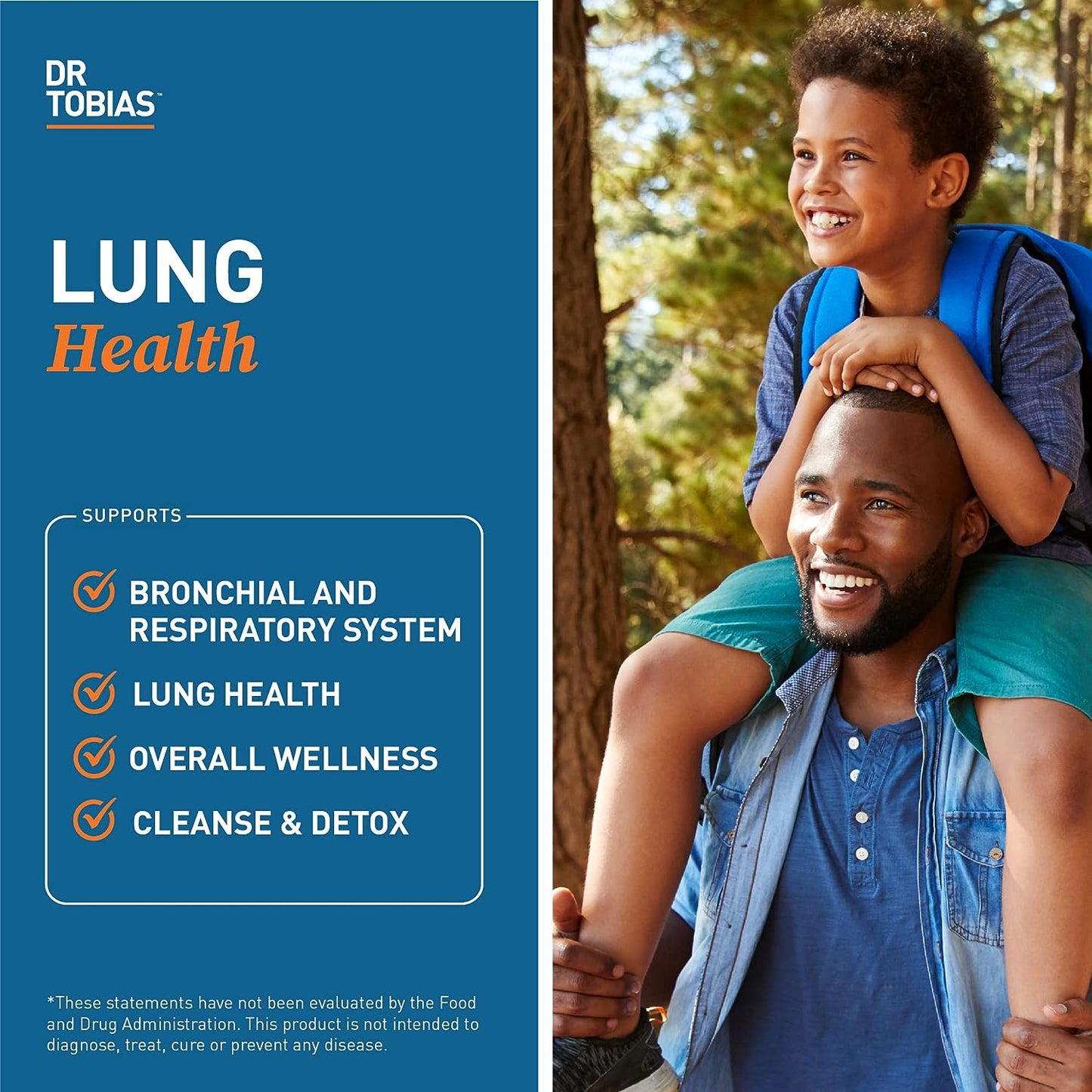 Dr. Tobias Lung Health  Lung Support Supplement 60 Capsules