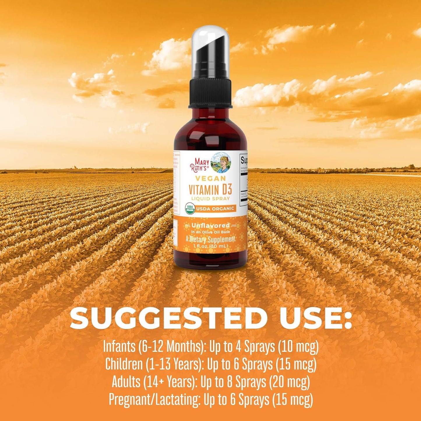 MaryRuth's Vitamin D3 Liquid Spray