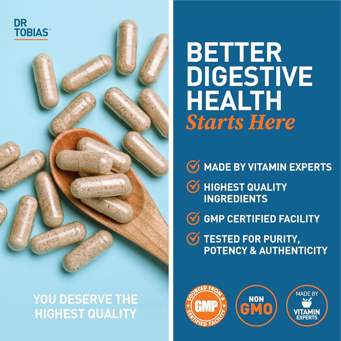 Dr. Tobias Psyllium Daily  180 Capsules