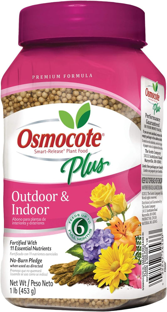 Osmocote Smart-Release Plant Food Plus Outdoor & Indoor, 1 lb.