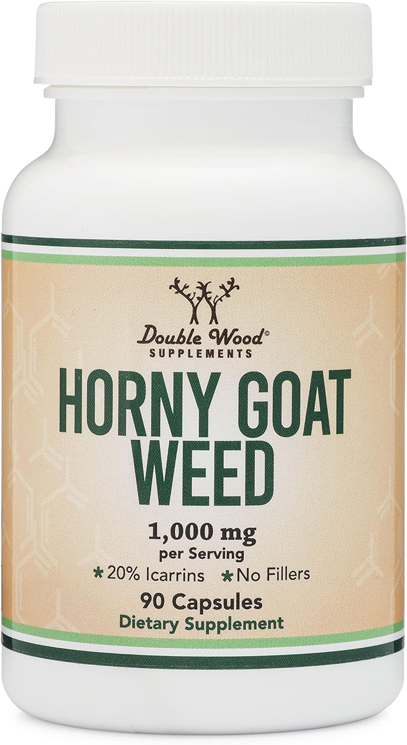 Horny Goat Weed for Men and Women - No Fillers 90 Capsules