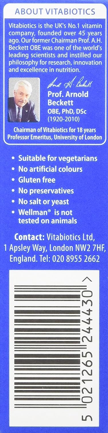 Vitabiotics Wellman 70+ - 30 Count