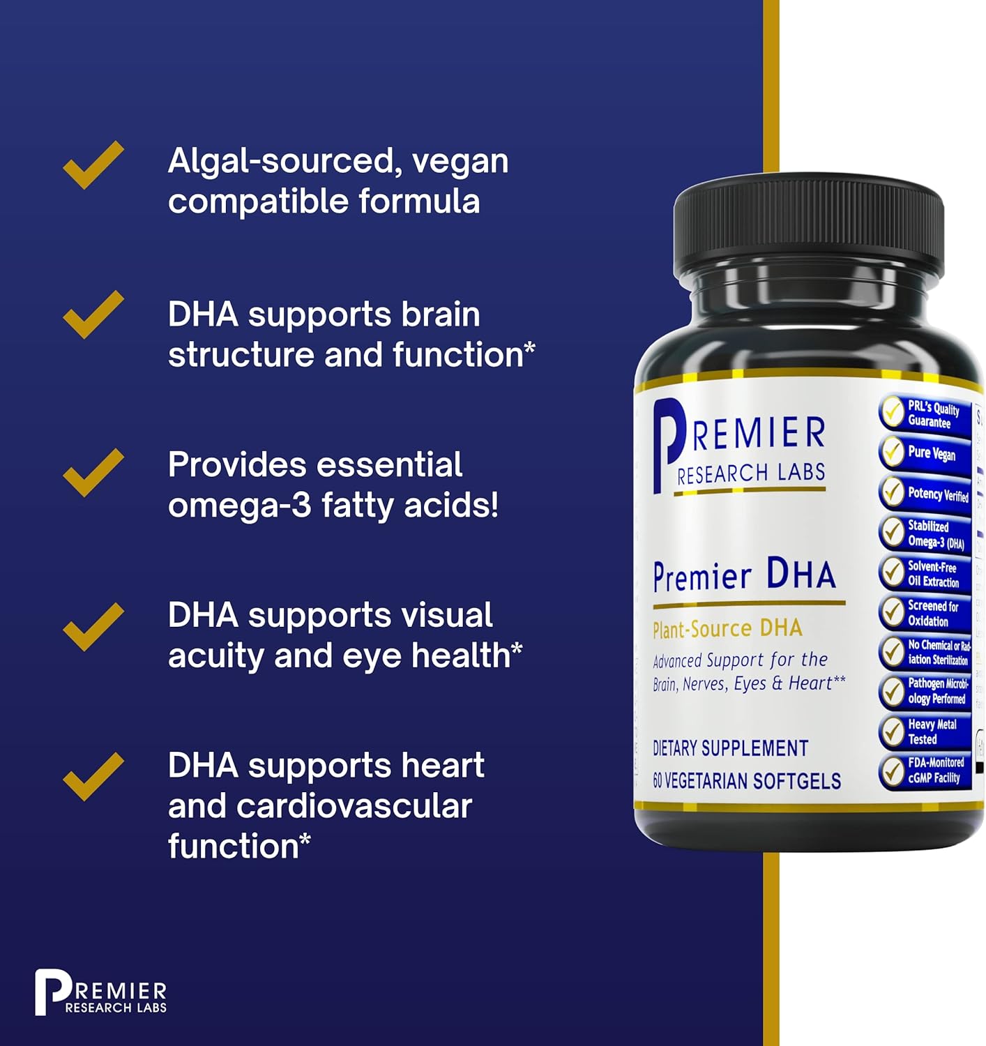 Premier DHA, 60 Softgels