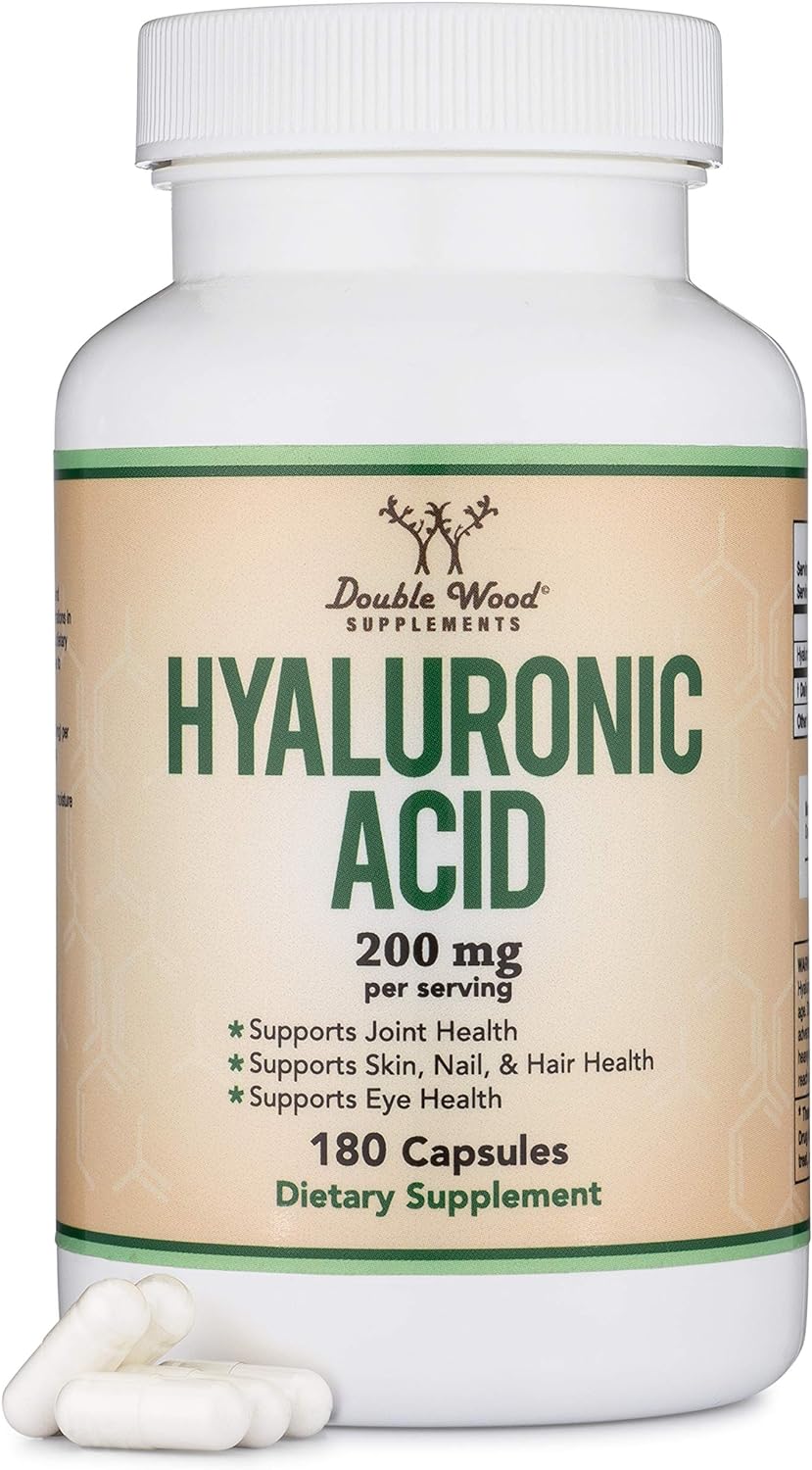 Hyaluronic Acid Supplements -180 Capsules