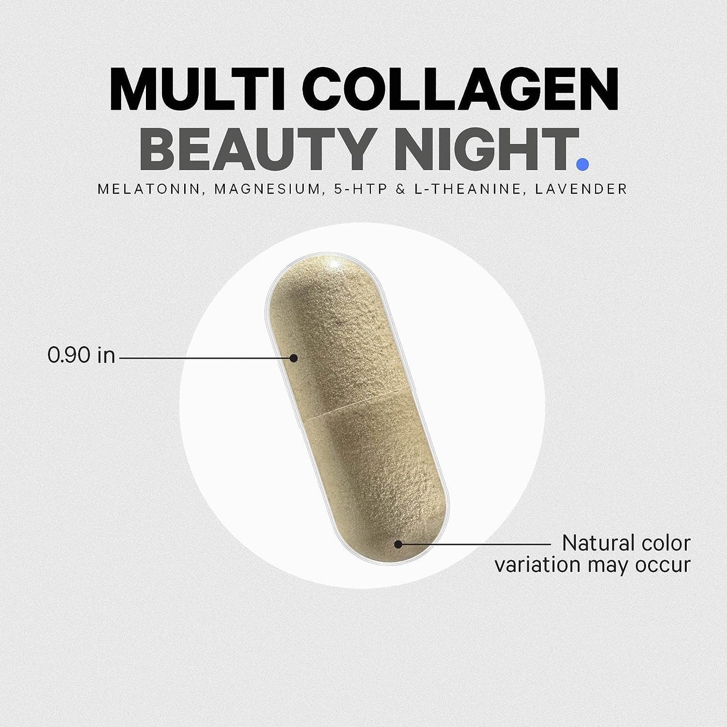 Codeage Multi Collagen Melatonin Magnesium Beauty Night Complex - 150 Capsules