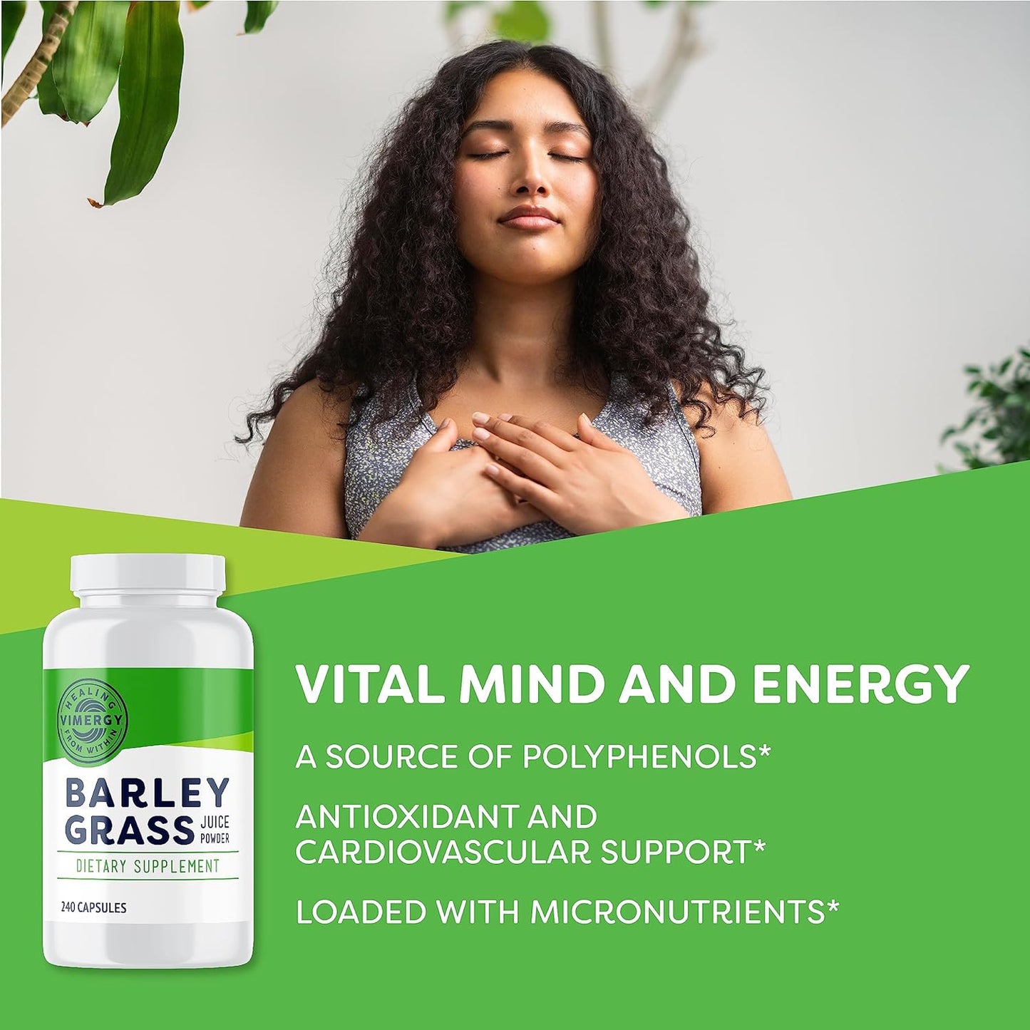 Vimergy Barley Grass  240 Capsules