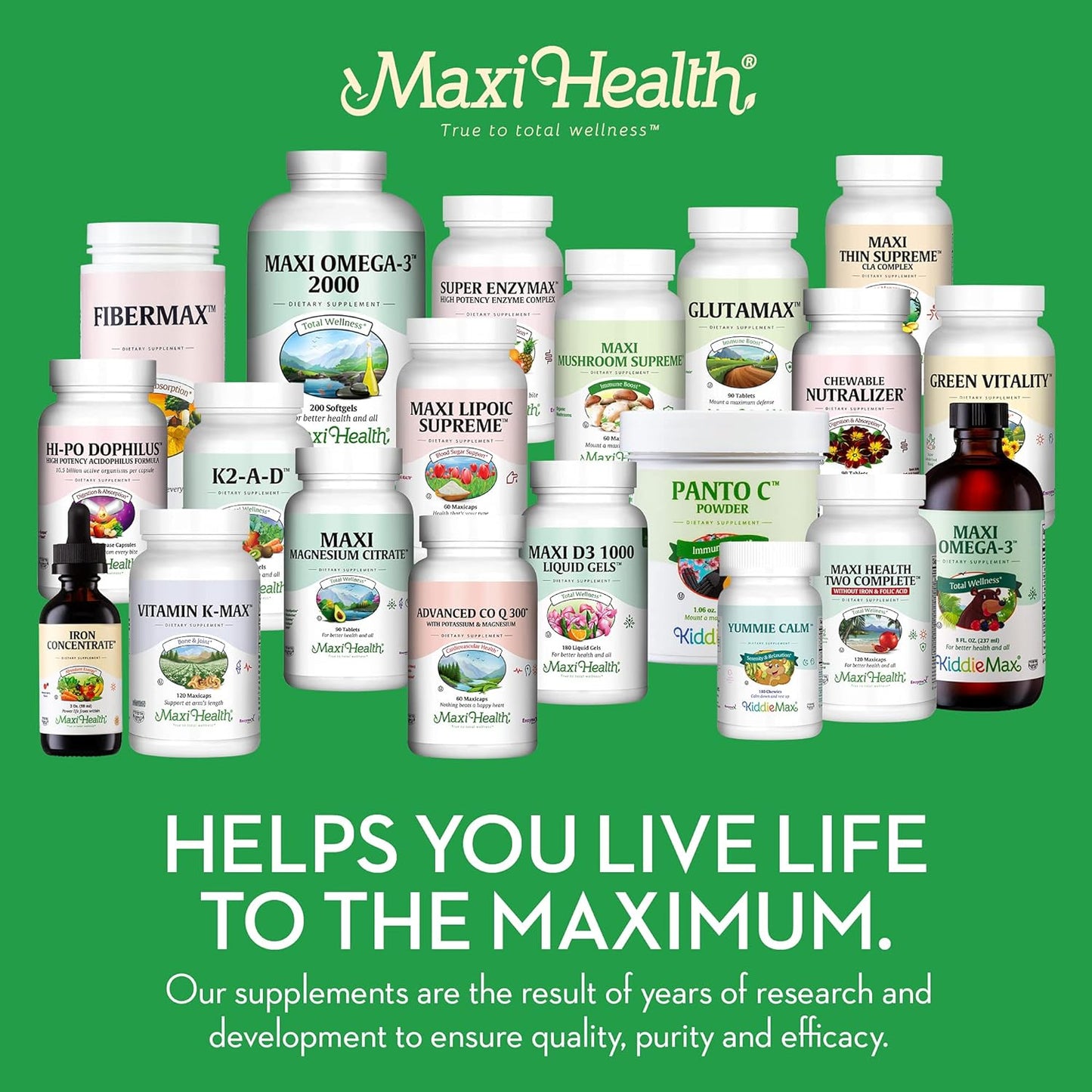 Maxi Health  Active Pro-50  Billion Live Active Probiotic 30 Count