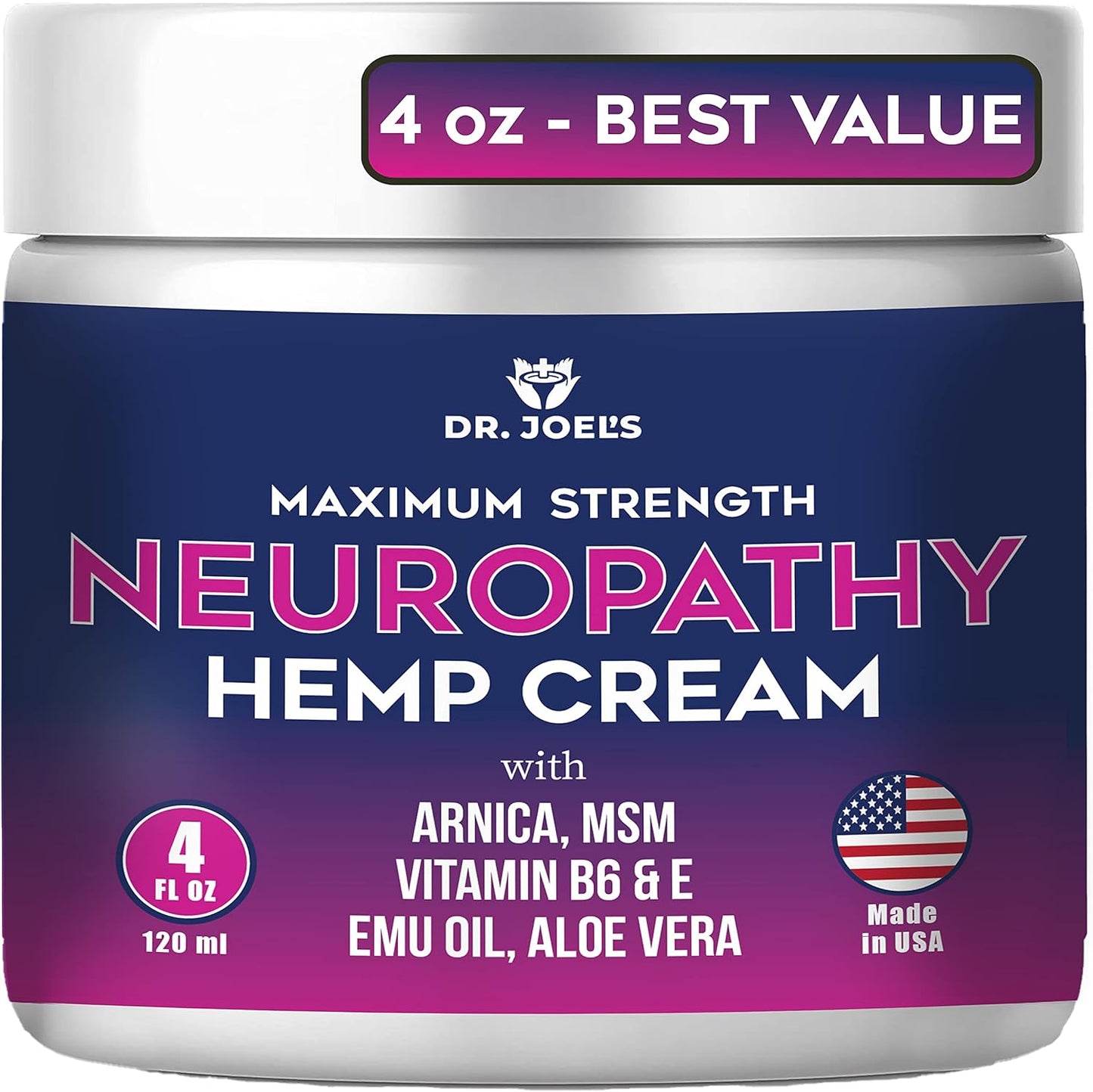 Dr. JOEL'S Neuropathy Cream - Maximum Strength Nerve Relief Cream