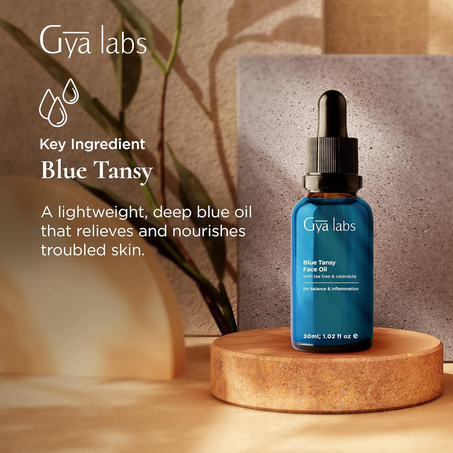 Gya Labs Blue Tansy Face Oil for Sensitive Skin