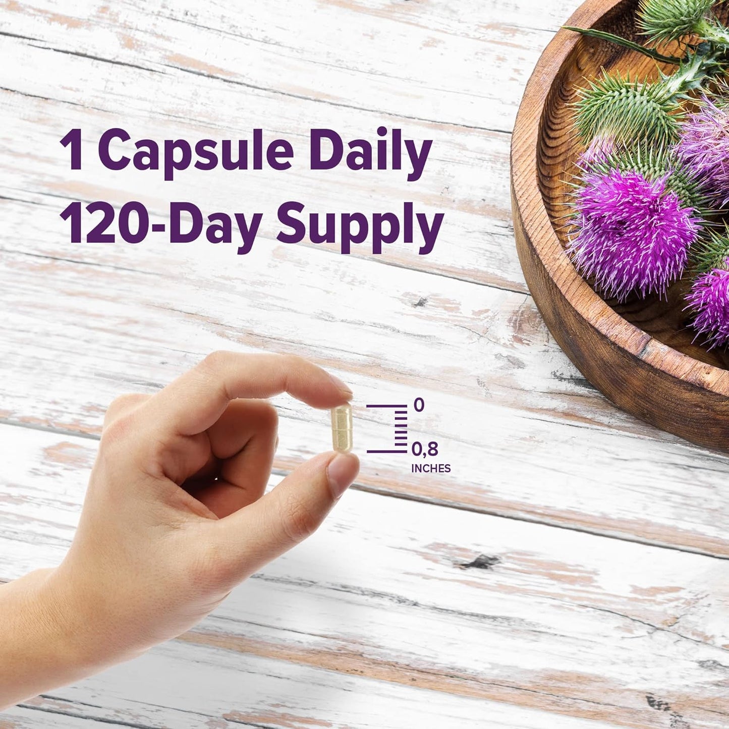 ORZAX Milk Thistle 250 mg - 120 Vegetable Capsules