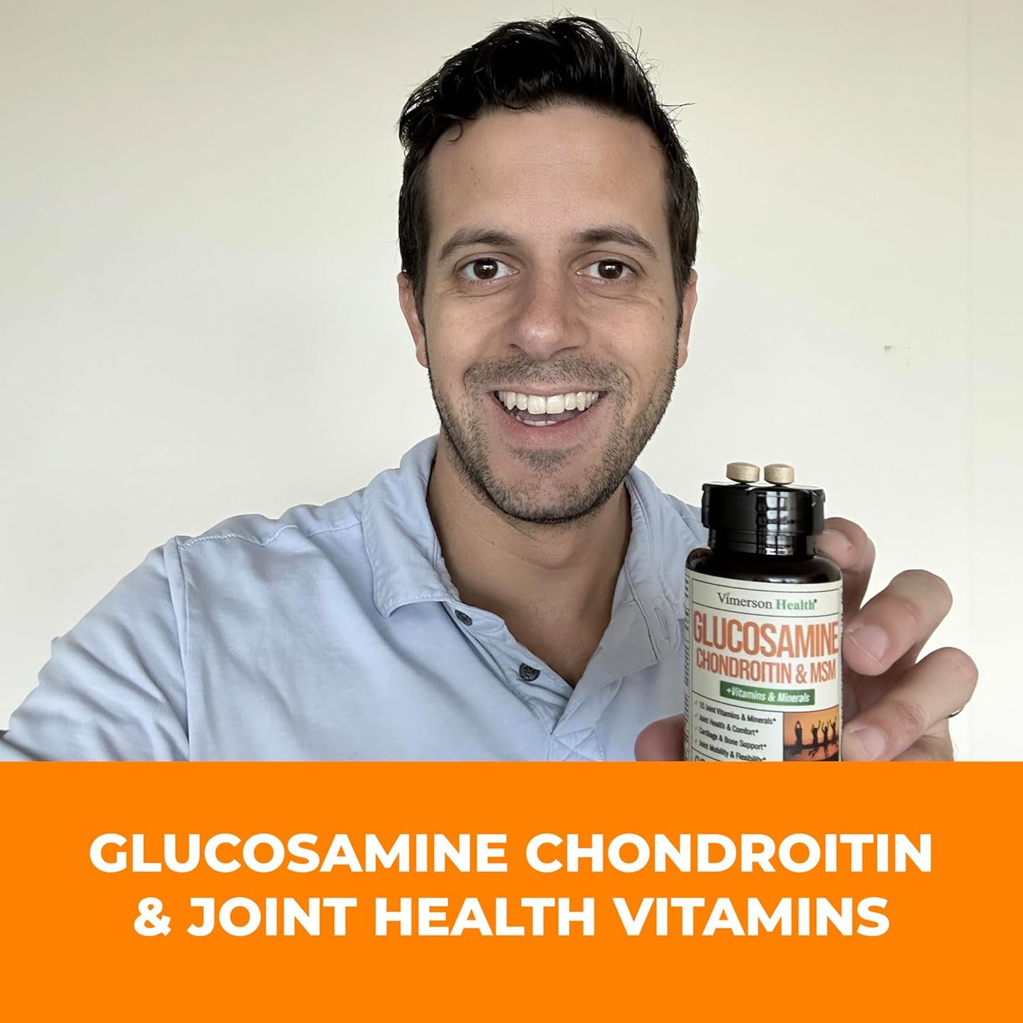 Glucosamine Chondroitin MSM - Joint Support Supplement - 60 Tablets