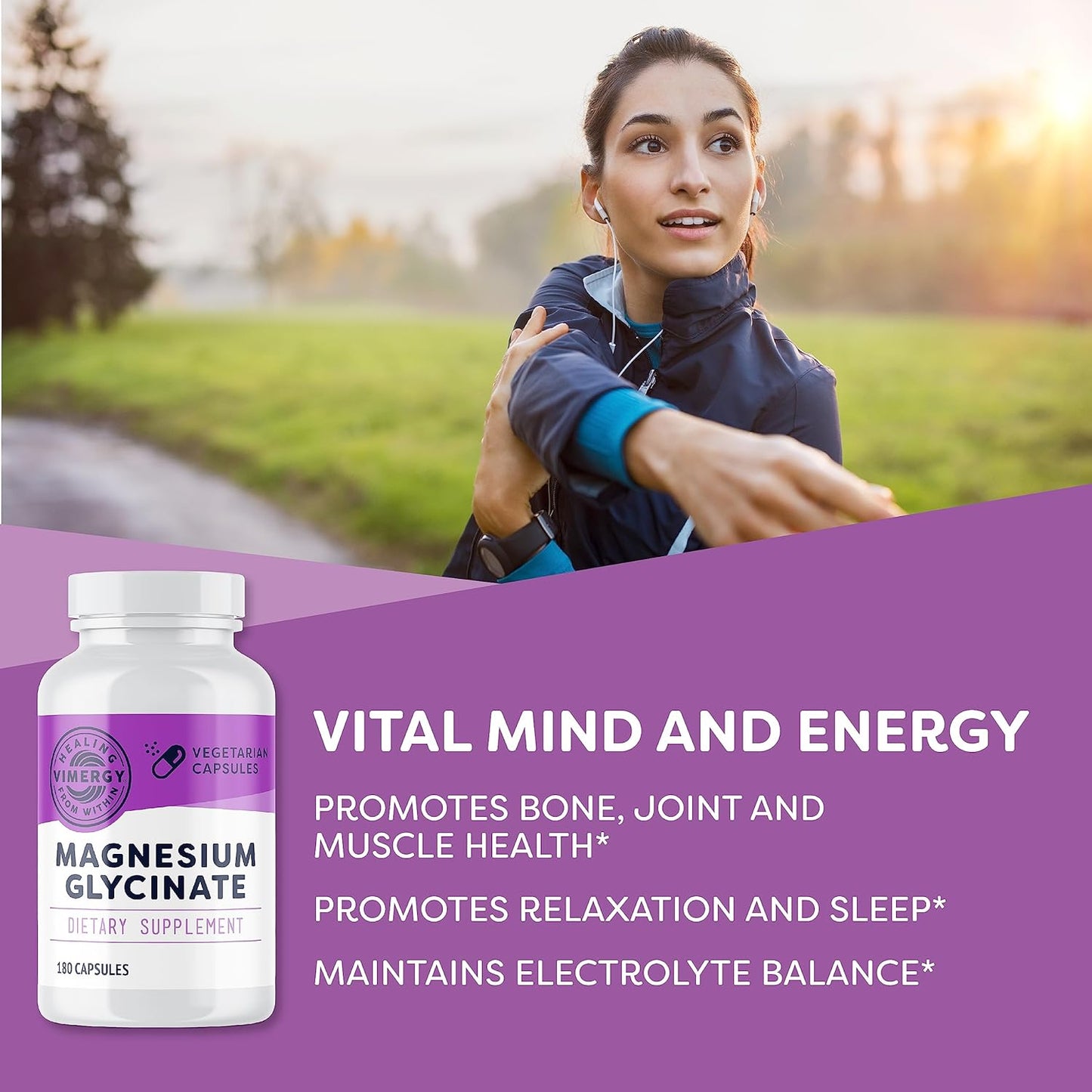 Vimergy Magnesium Glycinate, 90 capsules