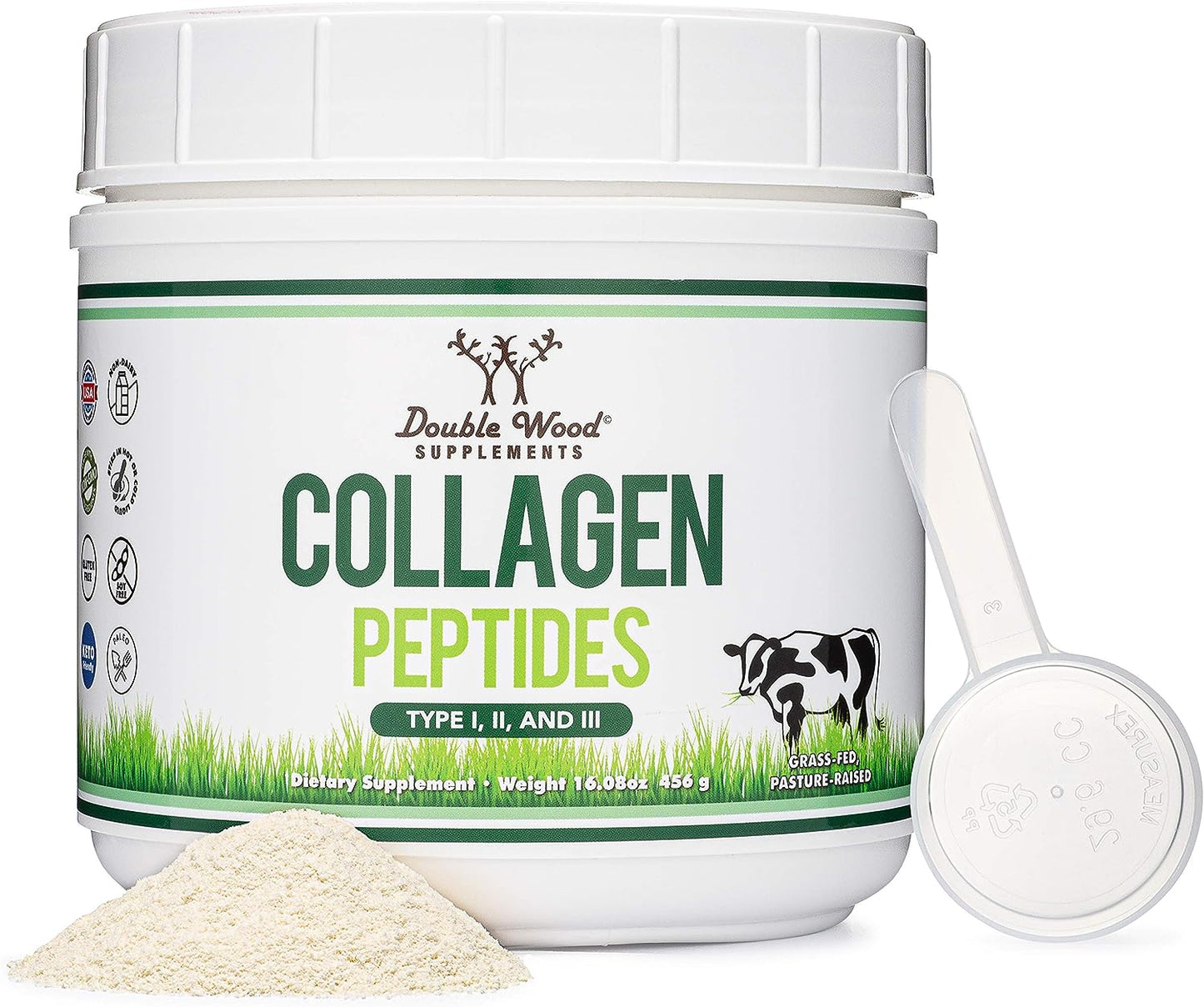 Collagen Peptides Powder - Hydrolyzed Collagen, Keto Safe