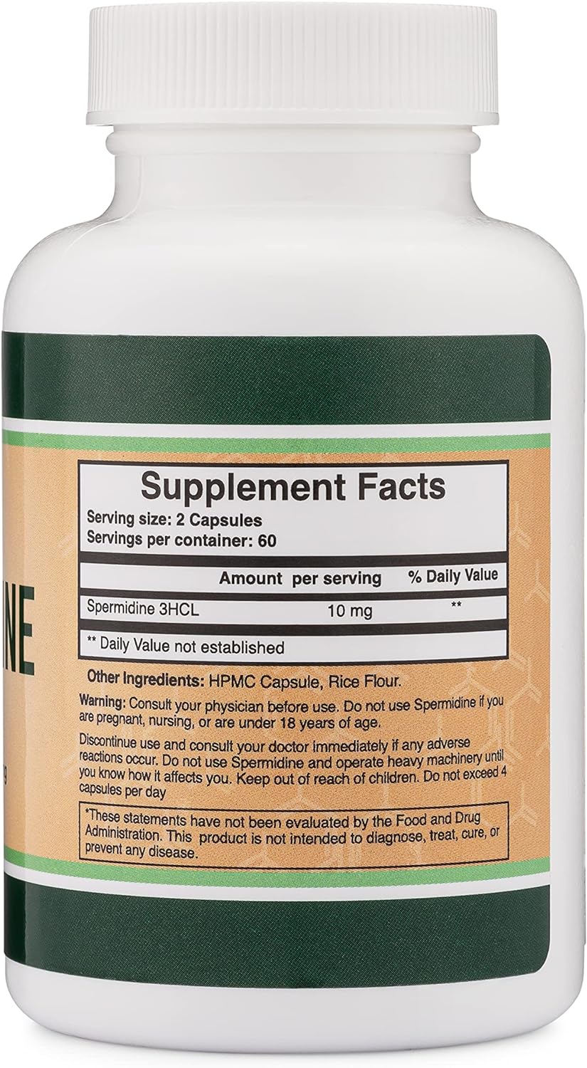 Spermidine Supplement 10mg  120 Capsules