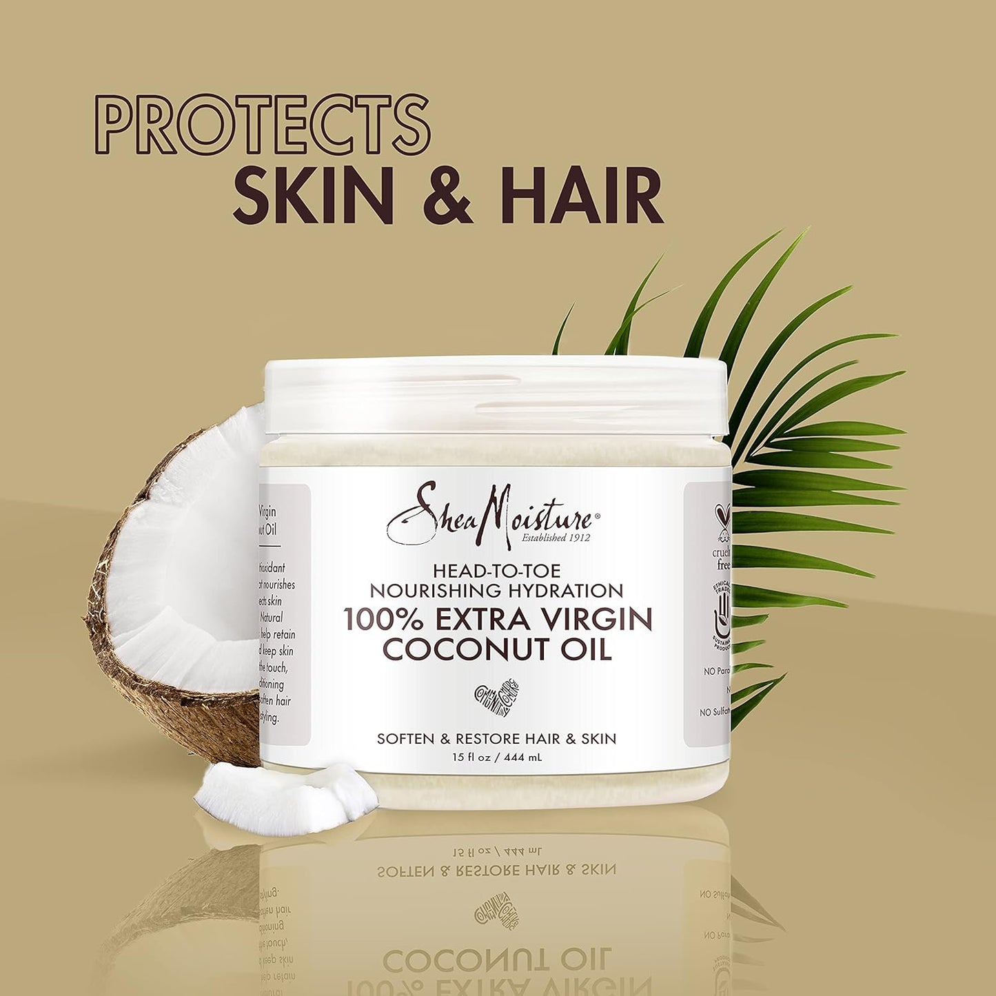 SheaMoisture Body Moisturizer For Dry Skin  Virgin Coconut Oil Nourishing Hydration