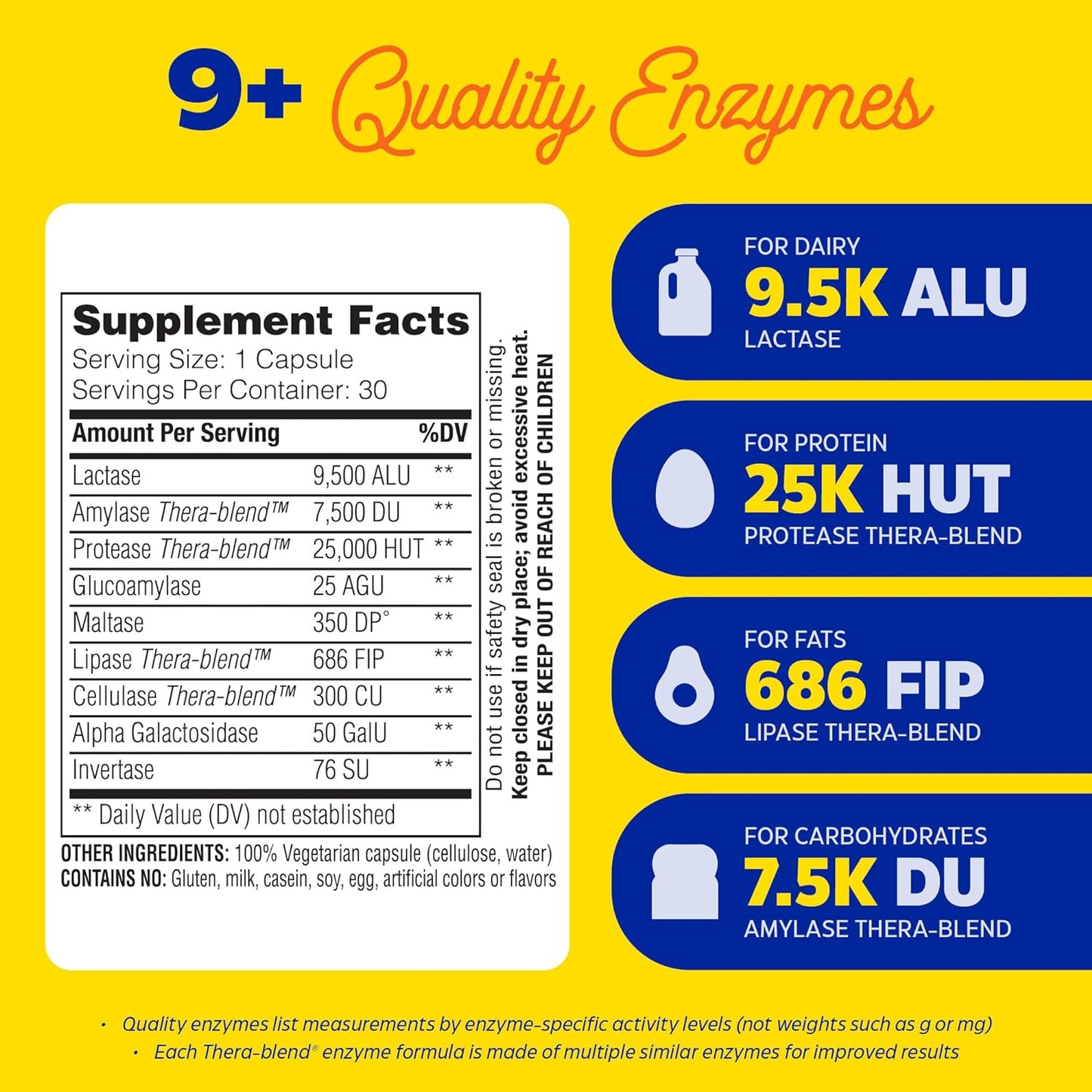 Enzymedica Lacto, Maximum Strength Formula 30 count