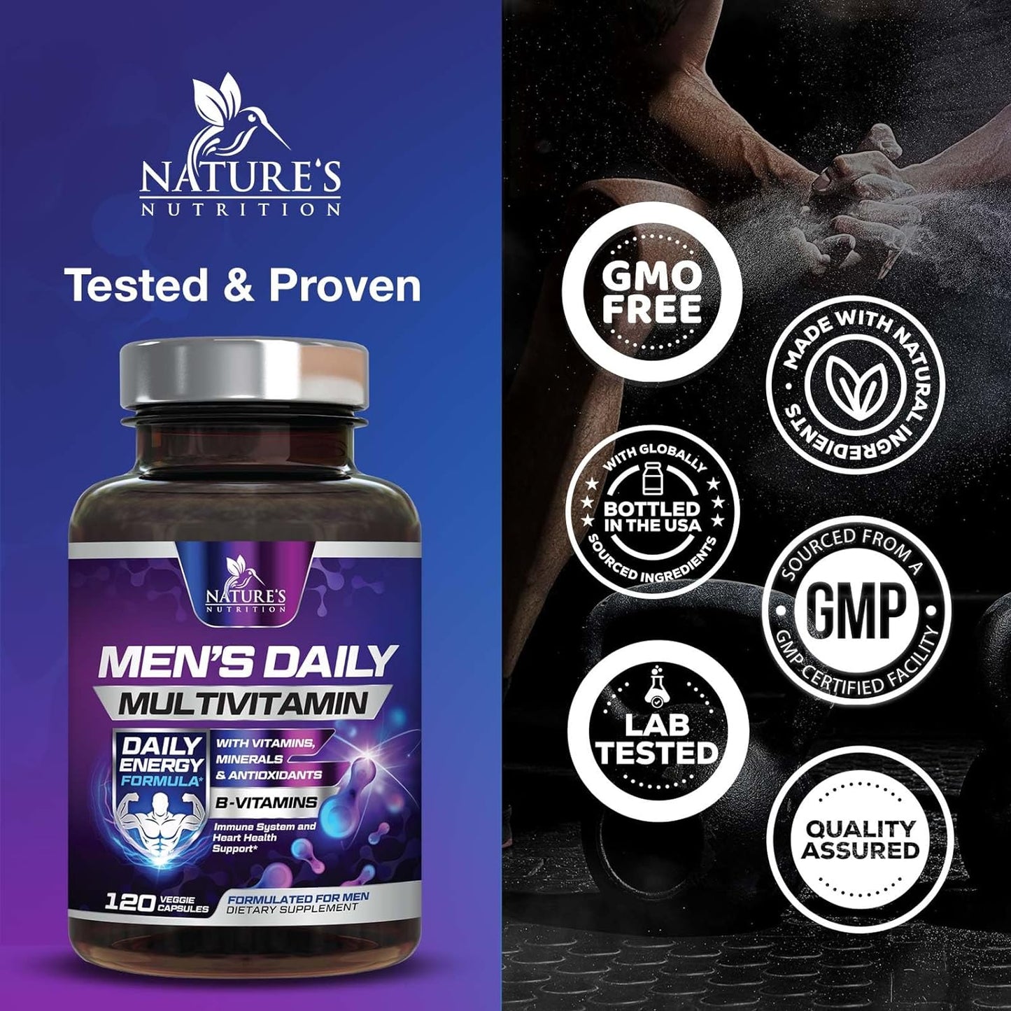 Nature's Daily Multivitamin for Men - 120 Count