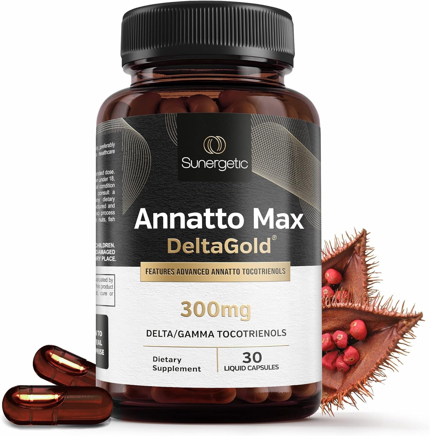 Sunergetic Premium Annatto Tocotrienol Supplement - 30 capsules