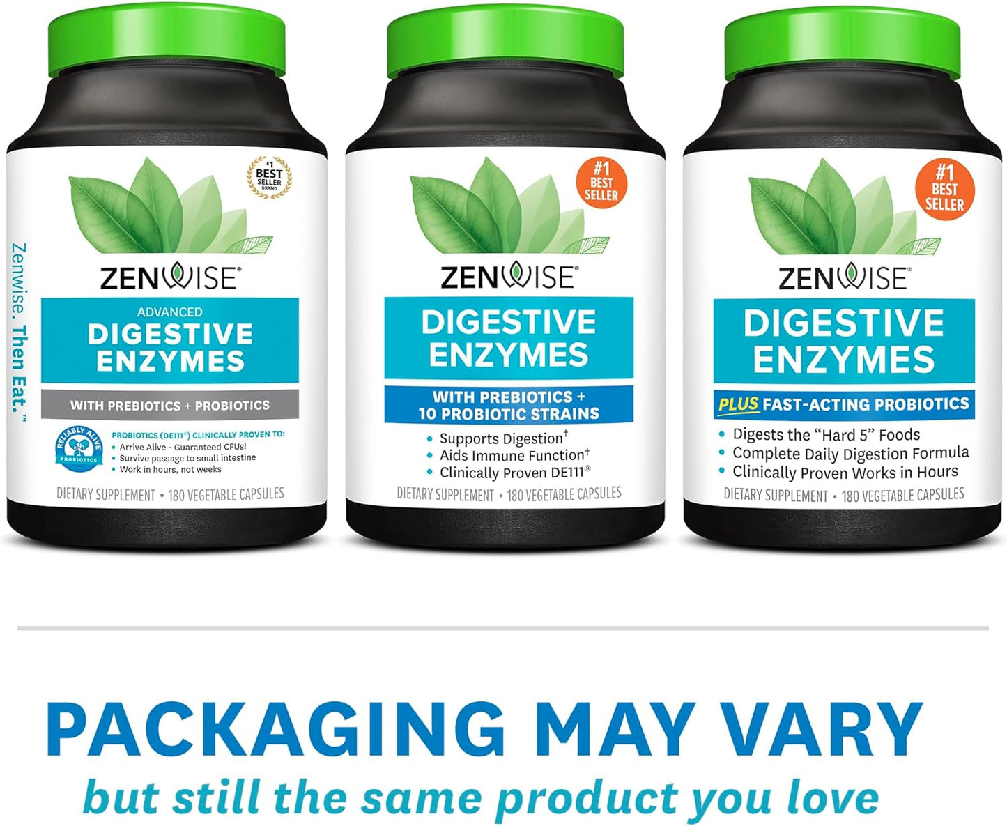 Zenwise Digestive Enzymes - Probiotic Multi Enzyme with Probiotics